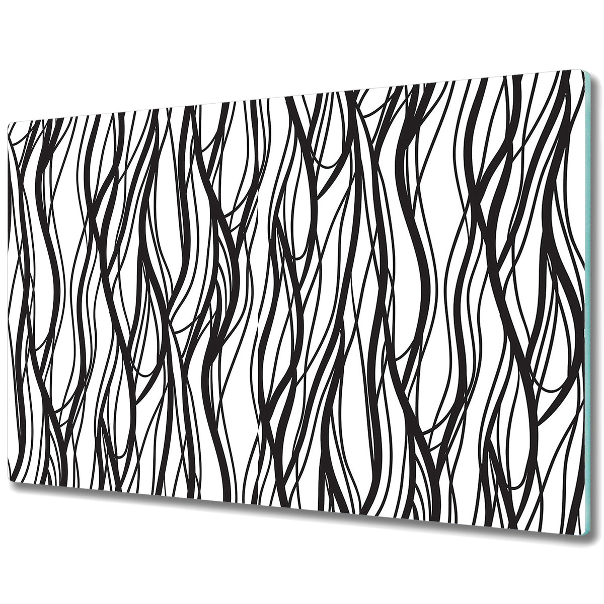 Deski Do Krojenia z Wyjątkowymi Detalami - Faliste linie - 80x52 cm