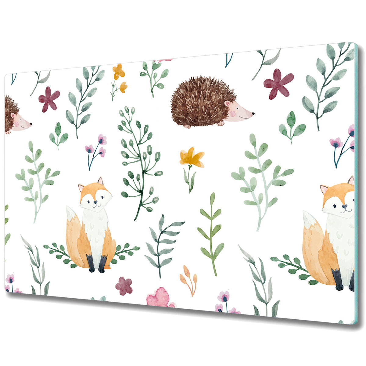 Deska Kuchenna z Printem - Zwierzęta Bajka - 80x52 cm