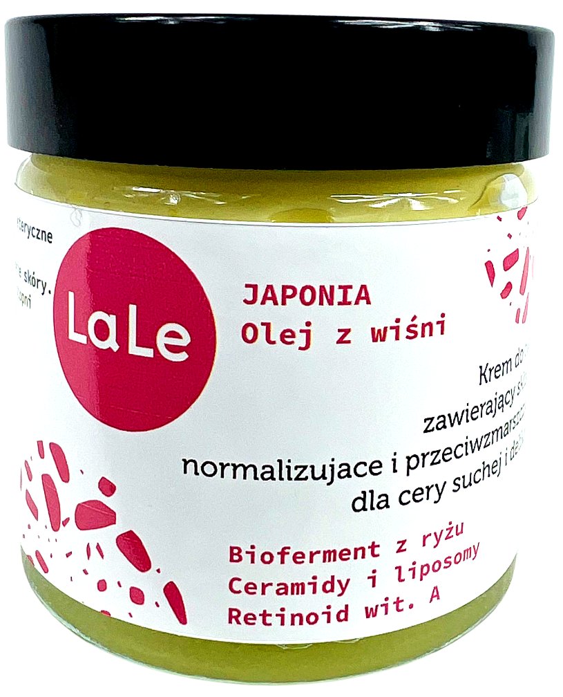 La-Le, Krem do twarzy z olejem z wiśni Japonia, 60 ml
