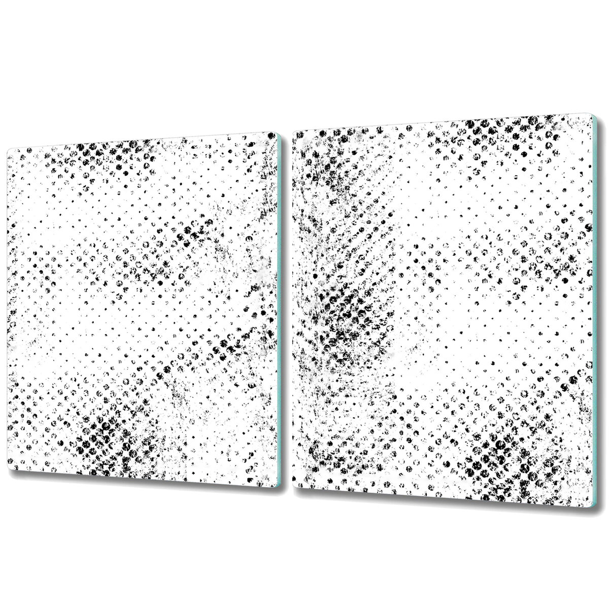 Szklane Deski Kuchenne z Unikalnymi Wzorami - 2x 40x52 cm - Wzór kropki