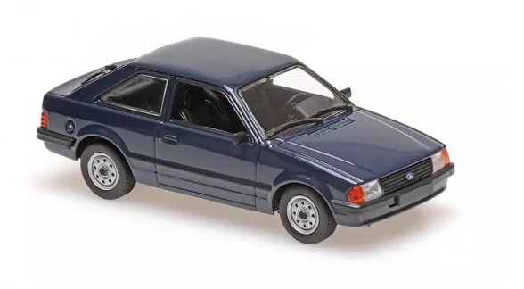 Minichamps Ford Escort 1981 Blue 1:43 940085000