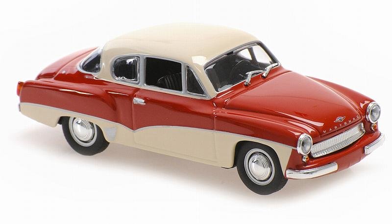 Minichamps Wartburg A 311 Coupe 1958 Red White 1:43 940015921