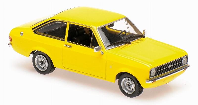 Minichamps Ford Escort 1975 Yellow 1:43 940084100