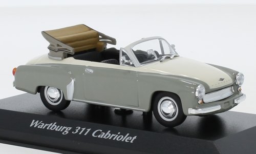 Minichamps Wartburg A311 Cabriolet 1958 Grey W 1:43 940015930