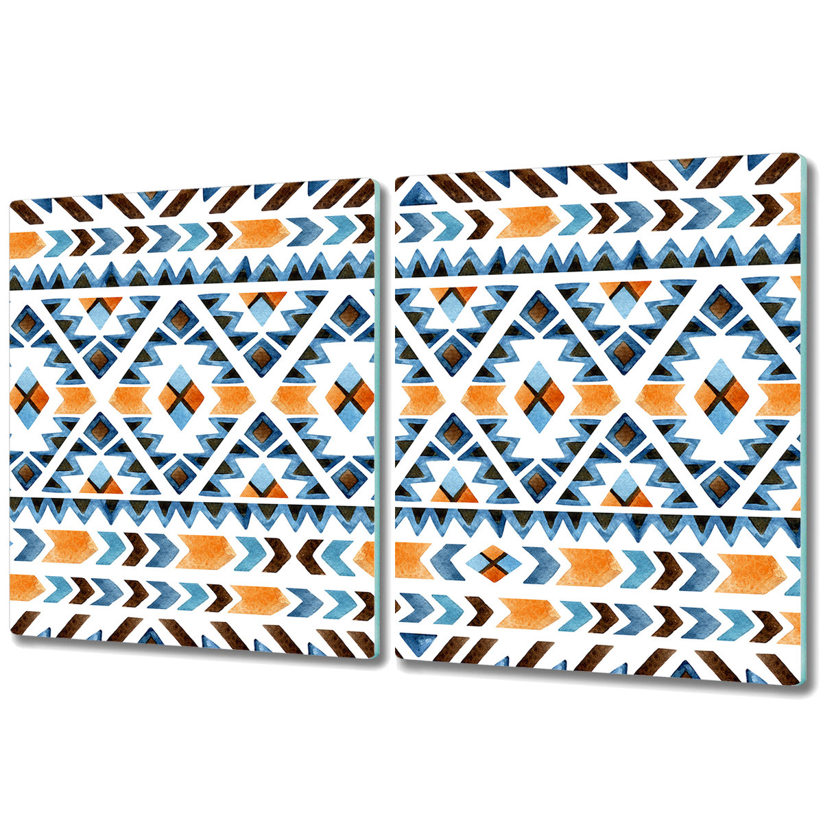 Deska Kuchenna z Wyjątkowym Printem - 2x 40x52 cm - Boho etniczne motywy