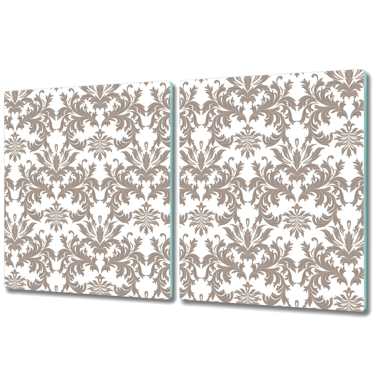 Duża Deska z Dwóch Części - Print - 2x 40x52 cm - Barokowy wzór