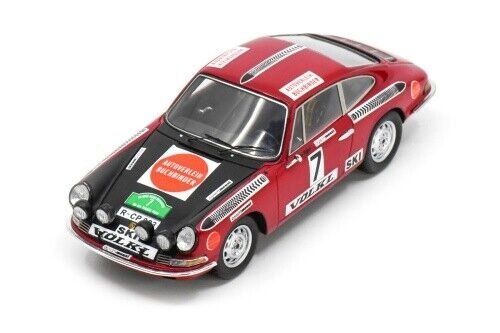 Spark Model Porsche 911 S #7 Rally Bavaria 1970 Roh 1:43 Sg834