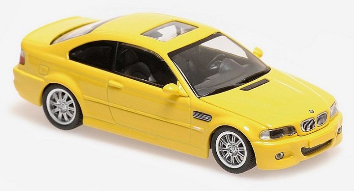 Minichamps Bmw M3 (E46) Coupe 2001 Yellow 1:43  940020021