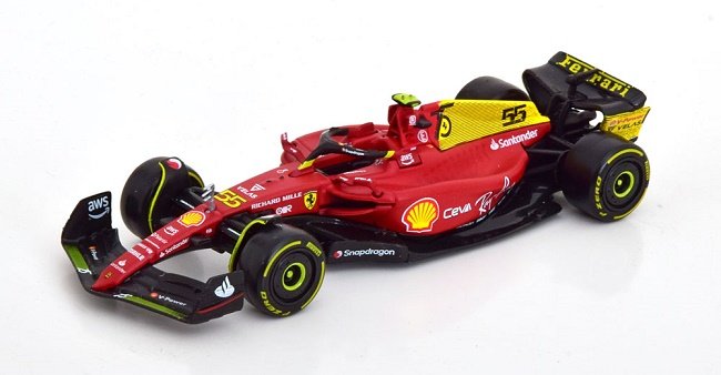 Bburago Ferrari F1-75 #55 4Th Carlos Sainz Jr  1:43 36831-