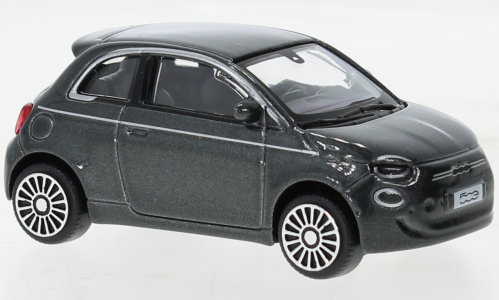 Bburago Fiat 500 Full Electric 2021 Grey 1:43 30456