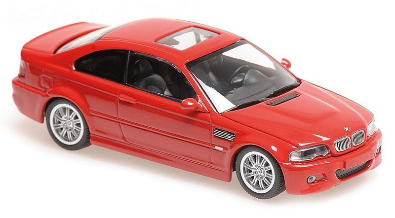 Minichamps Bmw M3 E46 Coupe 2001 Red 1:43 940020020