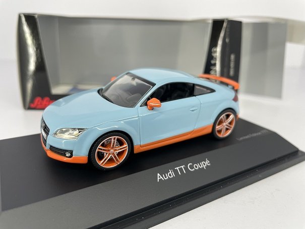 Schuco Audi  Tt Coupe Gulf Blue Orange 1:43 450475900