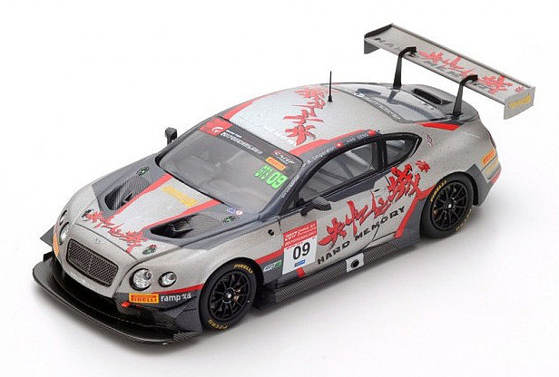 Spark Model Bentley Continental Gt3 #09 H. Geng/A.  1:43 Sp178