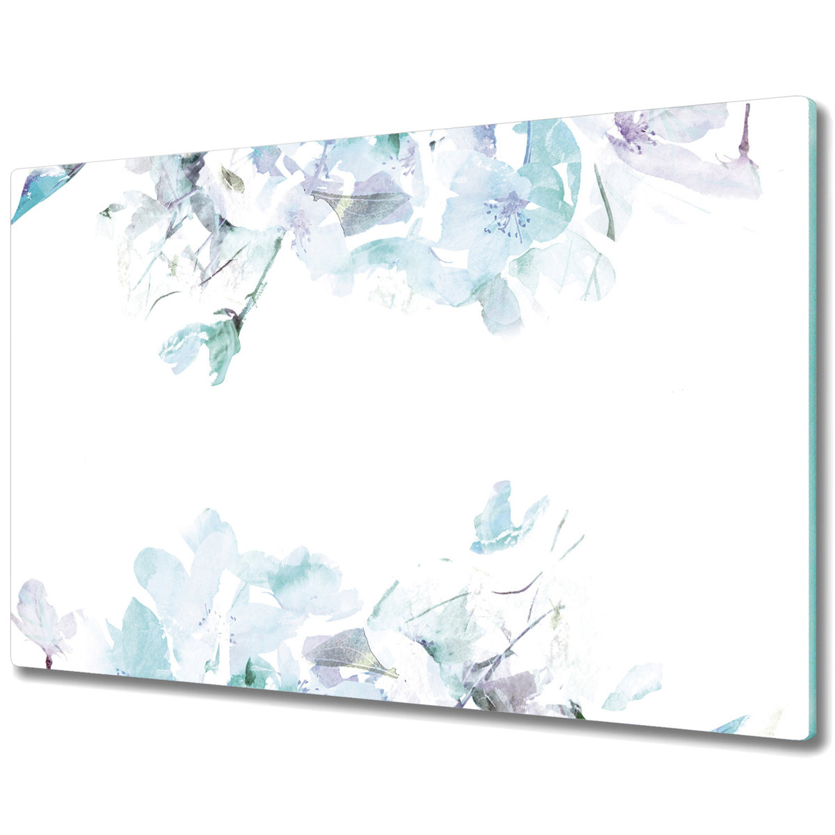 Duża Osłona na Blat Kuchenny - Osłona - Pastelowe kwiaty - 80x52 cm