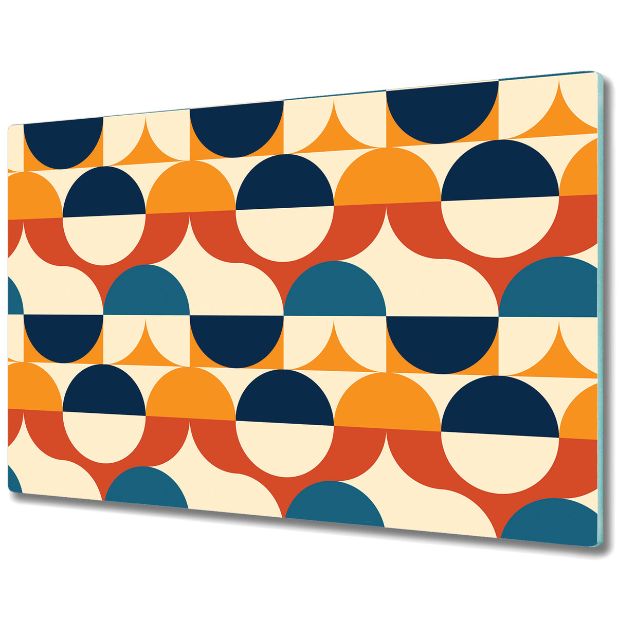 Szklane Deski Kuchenne z Unikalnymi Wzorami - Pastelowy wzór w stylu retro - 80x52 cm