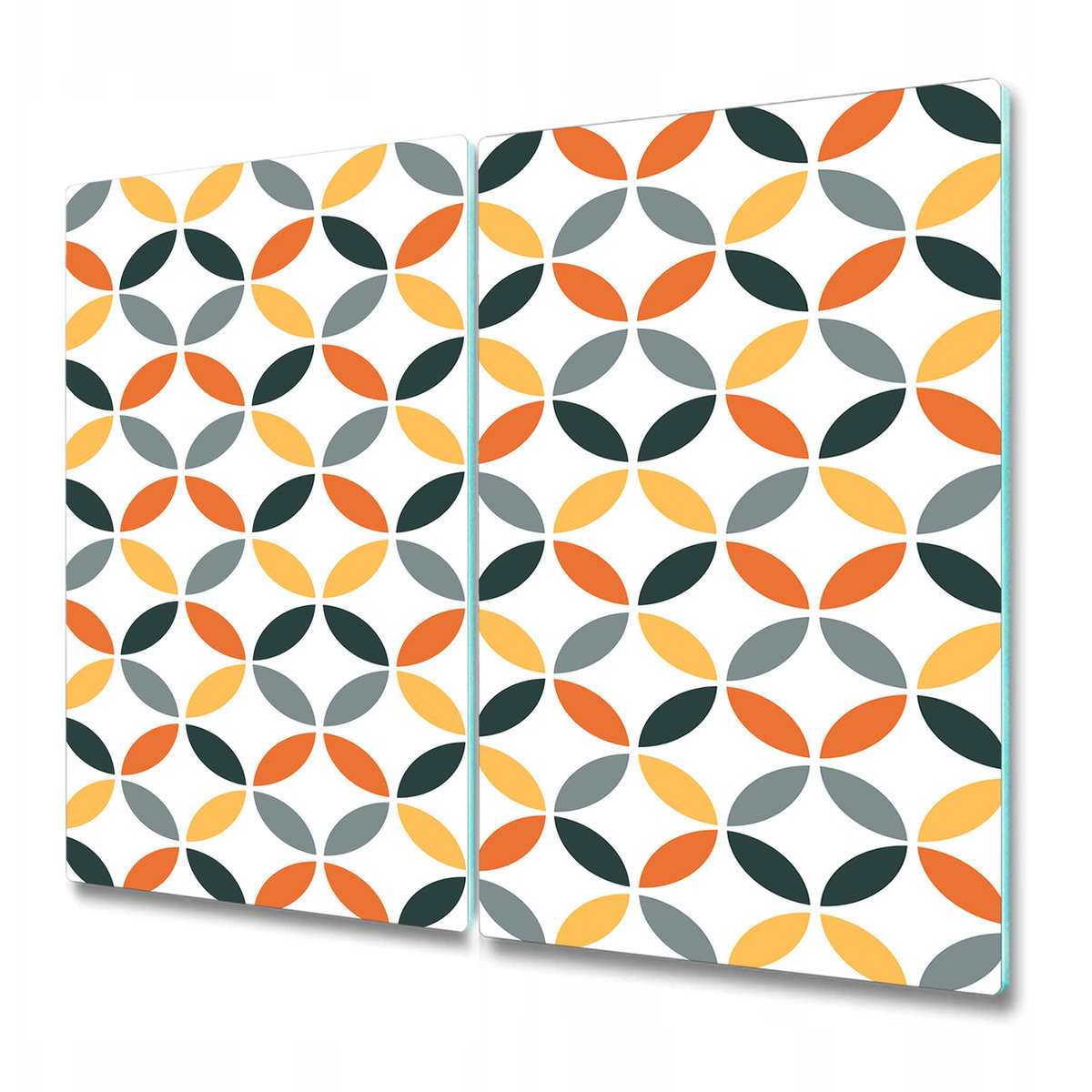Nowoczesna Deska Kuchenna - Geometryczne koła - 2x30x52 cm