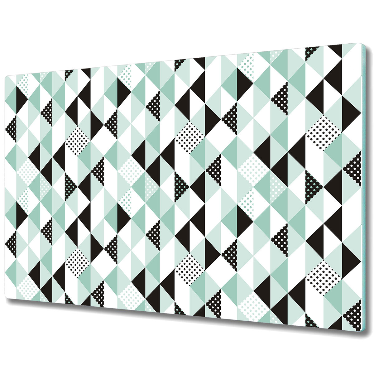 Deski Kuchenne ze Stylowym Ozdobnym nadrukiem - Wzór geometryczny - 80x52 cm