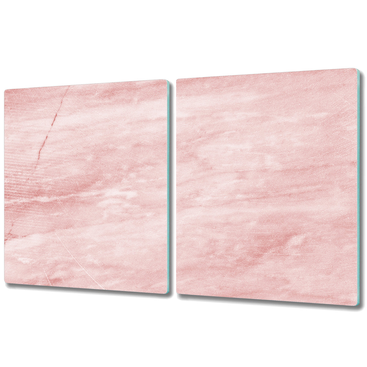 Deska Kuchenna ze Szkła Hartowanego - 2x 40x52 cm - Różowa tekstura