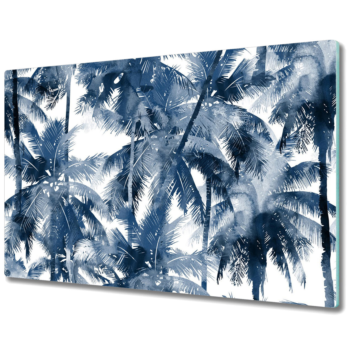 Deska Kuchenna z Wyjątkowym Printem - Tropikalne palmy - 80x52 cm