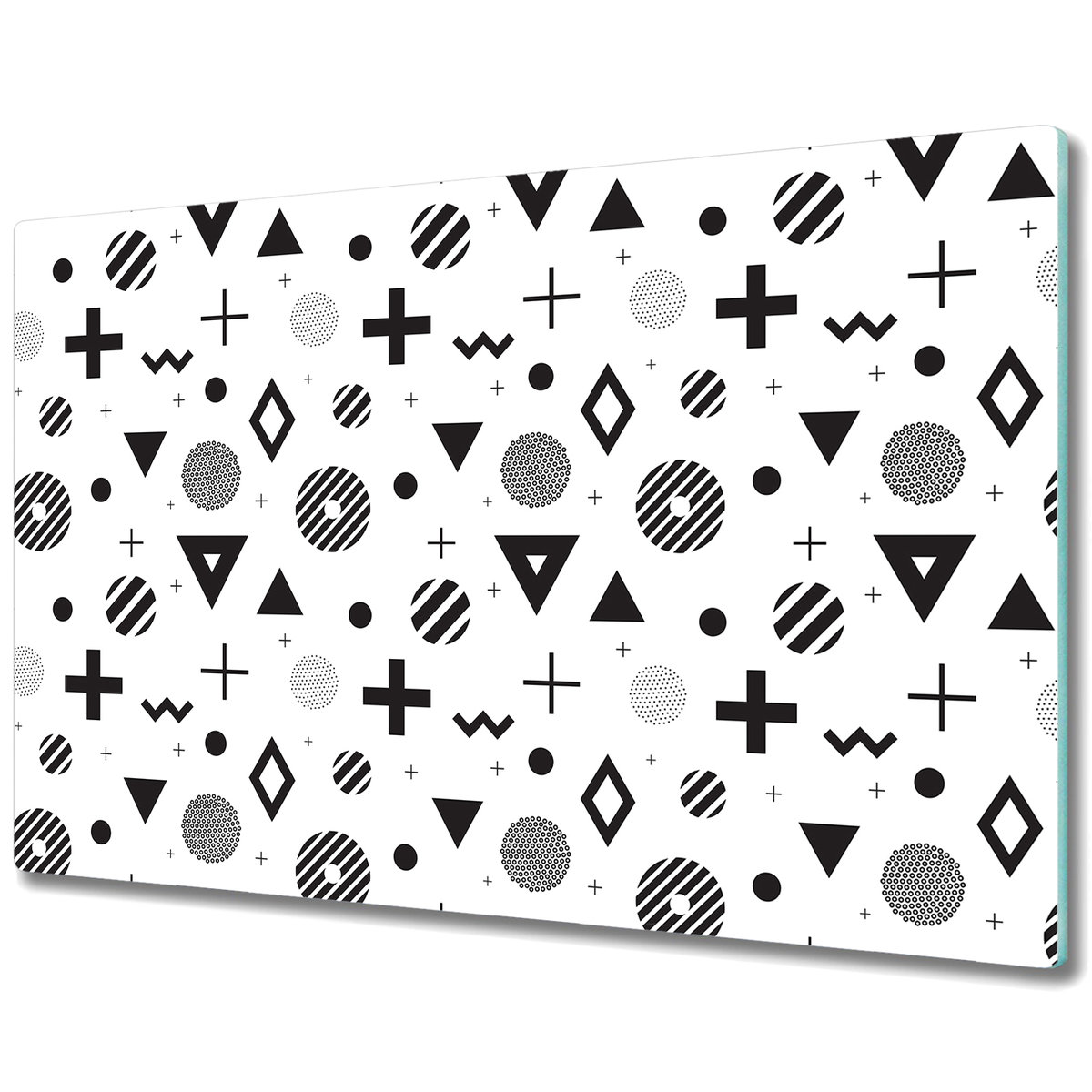 Deski Kuchenne ze Stylowym Ozdobnym nadrukiem - Abstrakcyjne geometryczne wzory - 80x52 cm