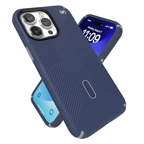 Speck Etui do iPhone 15 Pro Max, blokada zapobiegająca przywieraniu ClickLock, kompatybilna z MagSafe, uchwyt chroniący przed upadkiem, odporne na zarysowania, miękkie w dotyku, etui na telefon