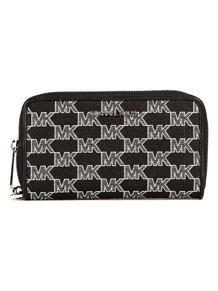 Michael Kors Portfel w kolorze szaro-czarnym - 18 x 10 x 1 cm