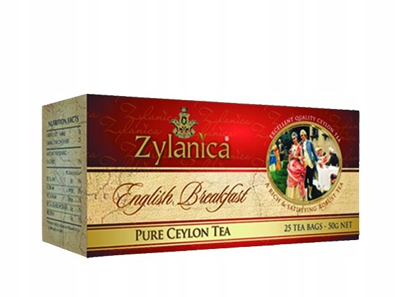 Herbata Ekspresowa Czarna Zylanica English Breakfast 25 Torebek X 2g