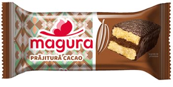 Batonik BISZKOPTOWY czekolada MAGURA MINI soft CAKE COCOA 35G