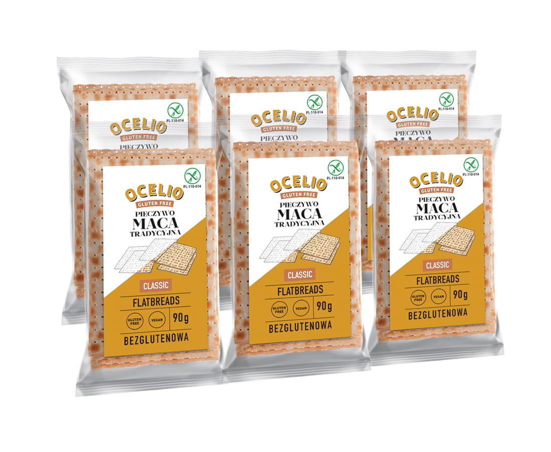 Bezglutenowe Pieczywo Maca Tradycyjna 90g (ZESTAW 6 szt.)