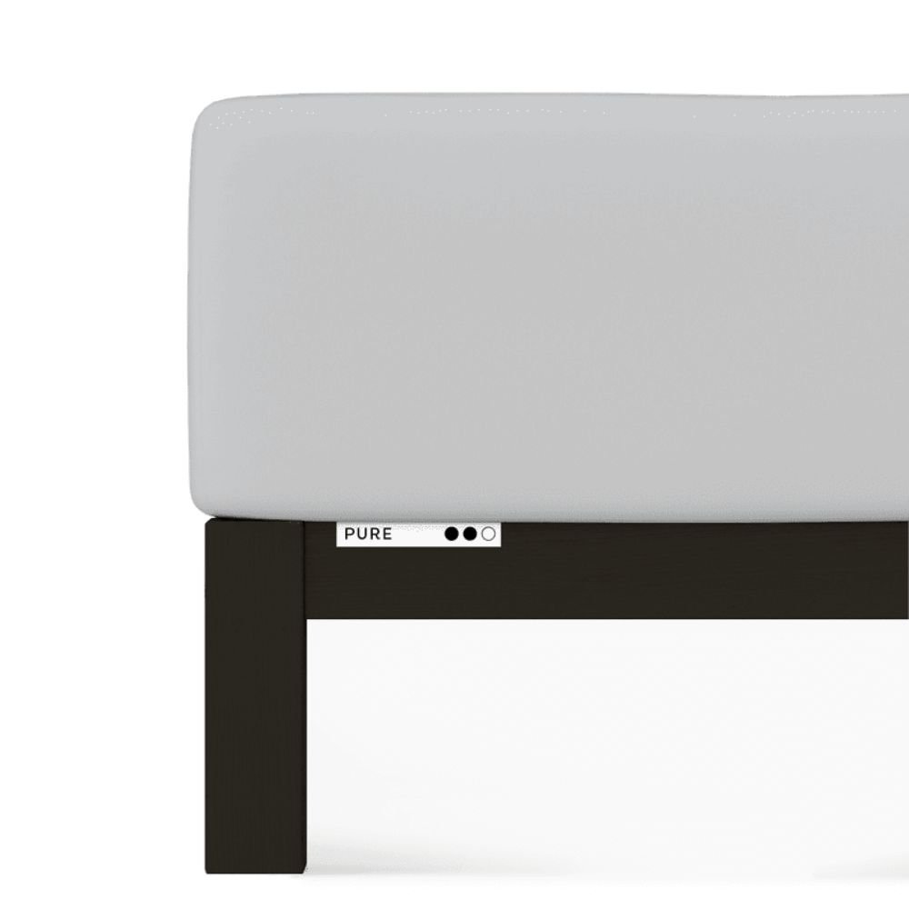 Prześcieradło Schlafgut Pure Standard 90x190-100x220 cm Gray Light 511