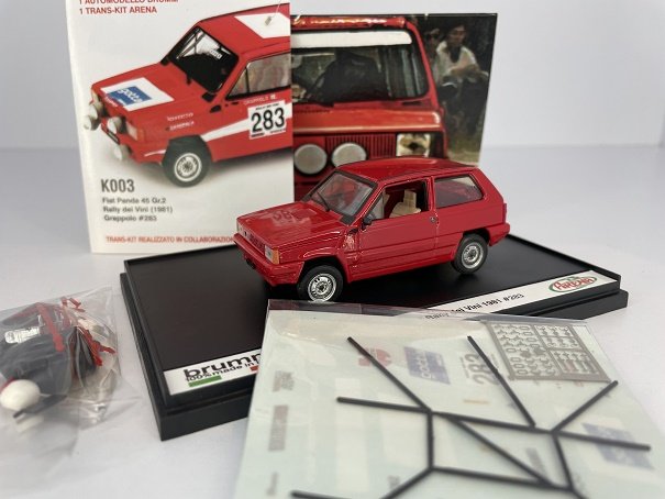 Brumm Fiat Panda 45 Gr.2 Rallye Dei Vini 1981  1:43 K003