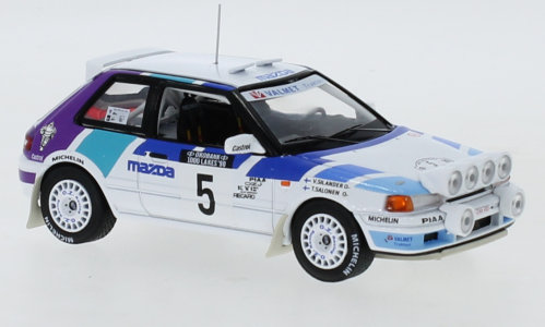 Ixo Models Mazda 323 Gtx, No.5 Mazda Rally Team  1:43 Rac358A