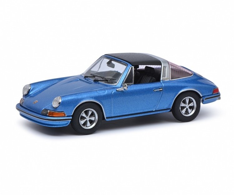 Schuco Porsche 911 Targa 1967 Blue Met 1:43 450367700