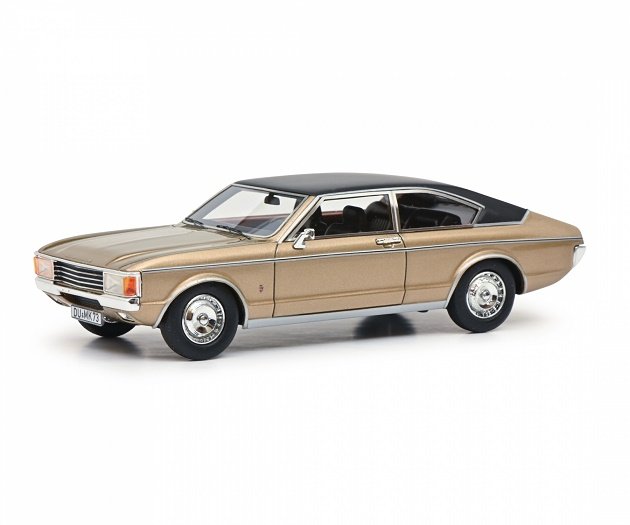 Schuco Ford Granada Coupe Gold With Black  1:43 450914300