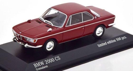 Minichamps Bmw 2000 Cs Coupe 1967 Granada Red 1:43 943025083