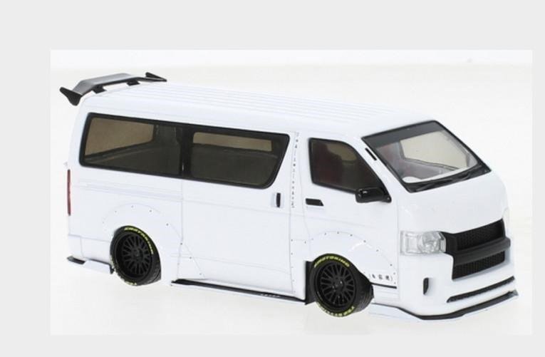 Ixo Models Toyota Hiace Widebody 2018 White 1:43 Moc323