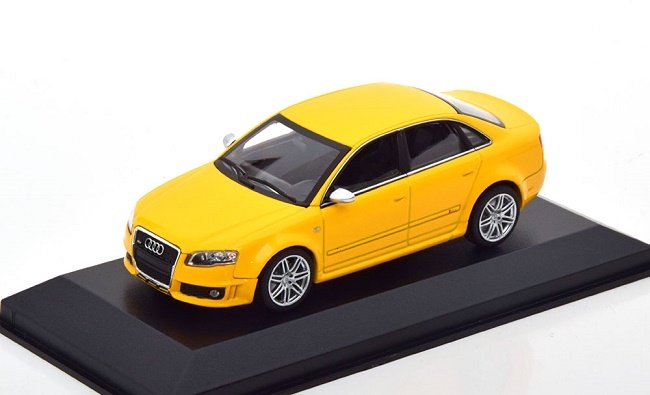 Minichamps Audi Rs4 B6 2004 Yellow 1:43  940014600