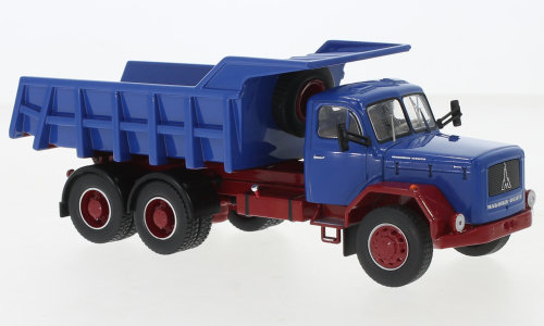 Ixo Models Magirus Jupiter 6X6 Dumper Blue 1:43 Trud004