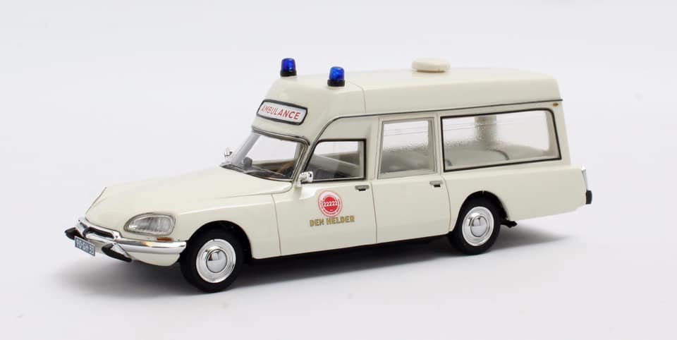 Matrix Citroen Ds 23 Visser Ambulance De G 1:43 Mx40304-0