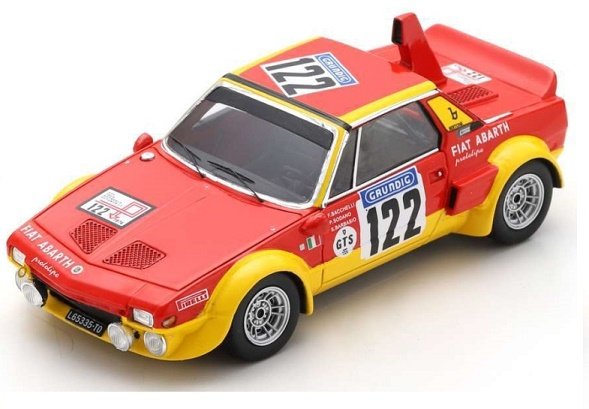 Spark Model Fiat-Abarth X1/9 #122 Tour De France Au 1:43 Sf158