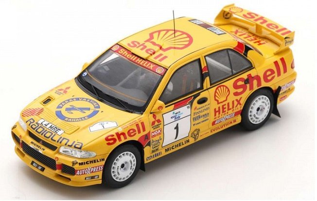 Spark Model Mitsubishi Lancer Evolution Rally Finla 1:43 S6502