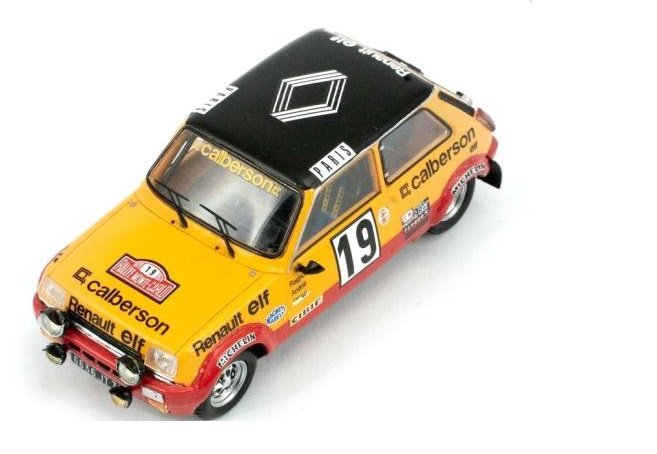 Spark Model Renault 5 Alpine Gr2 No.19 2Nd Rally Mo 1:43 S6030