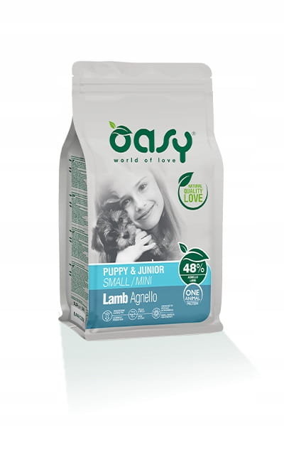 OASY ONE PROTEIN MINI PUPPY&JUNIOR JAGNIĘ 2,5kg