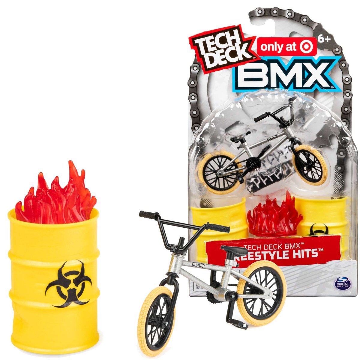 Tech Deck fingerbike BMX mini rower Cult w zestawie z przeszkodą