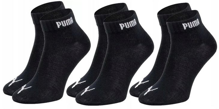 PUMA Skarpety zakostki sportowe BASIC QUARTER r. 43-46