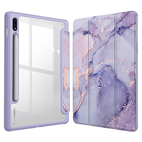 Fintie Hybrydowe smukłe etui do Samsung Galaxy Tab S8/Tab S7 11