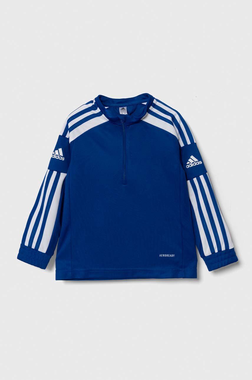 adidas Performance bluza dziecięca SQ21 TR TOP Y kolor niebieski wzorzysta