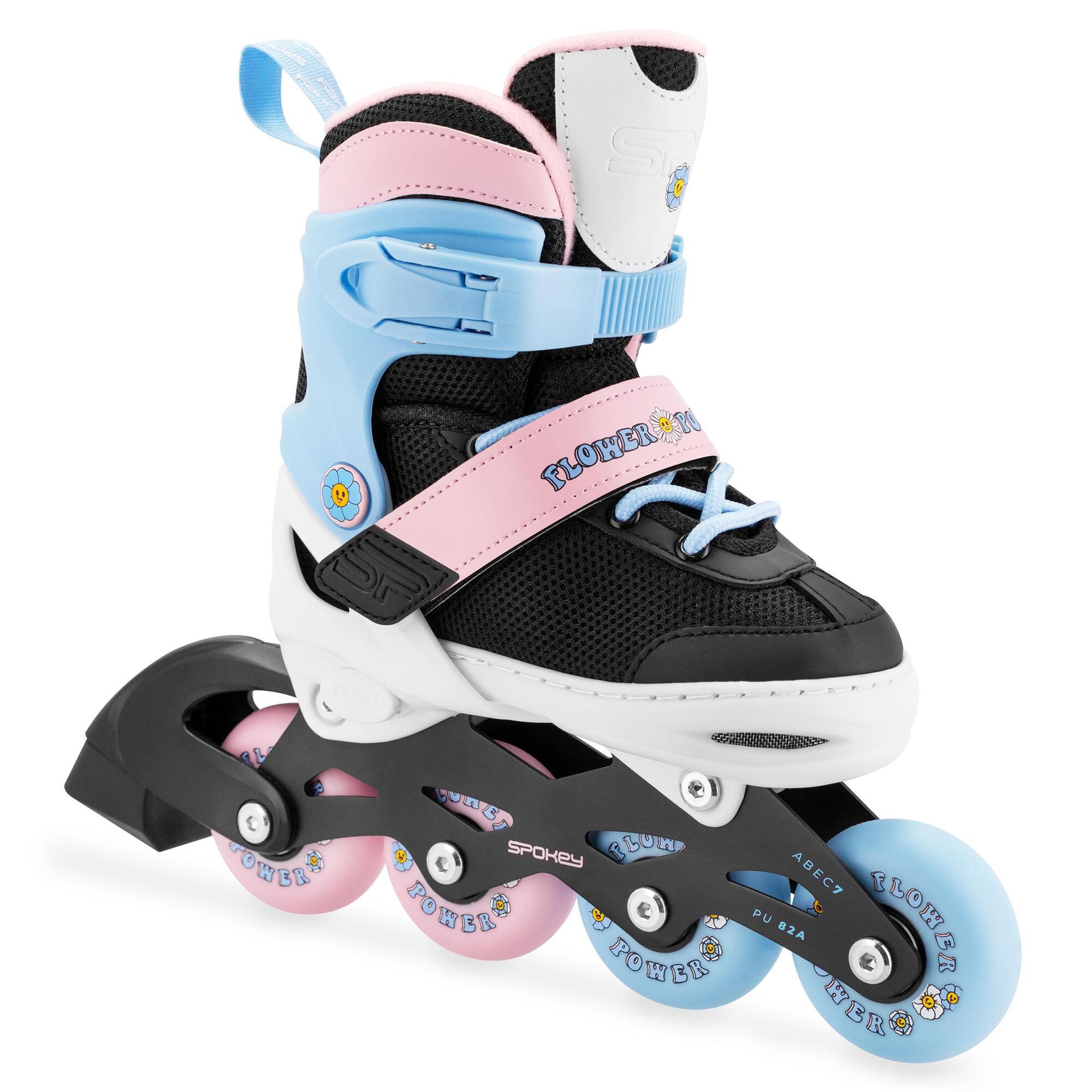 Rolki SPOKEY Joy ( 27-30) Czarno-niebiesko-różowy
