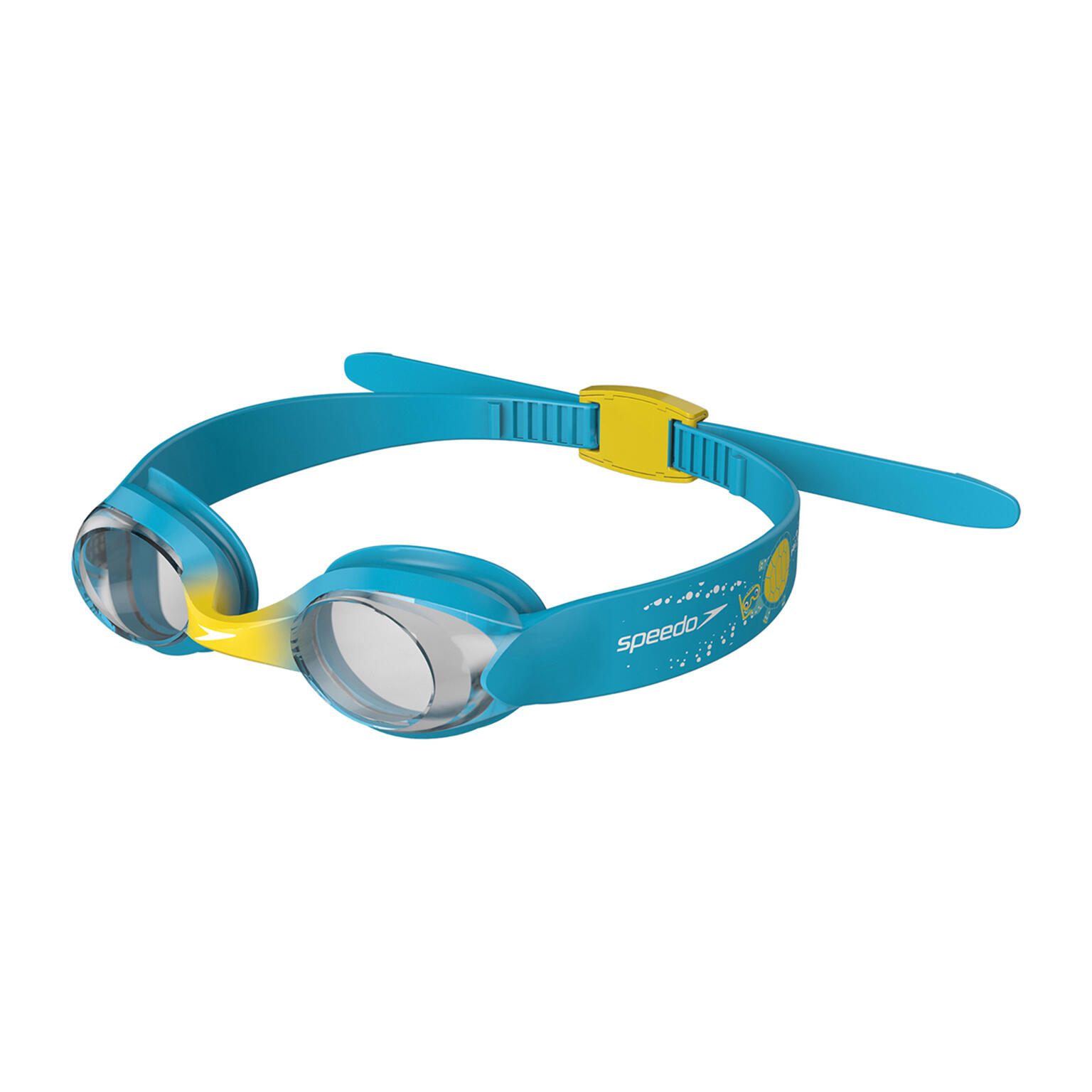 Speedo sea squad illusion goggle infants niebiesko/żółty
