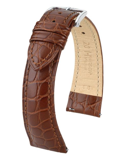 ﻿Skórzany wodoodporny pasek do zegarka 20 mm HIRSCH Aristocrat 03828010-2-20